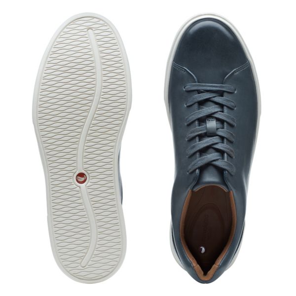 Clarks Mens Un Costa Lace Trainers Dark Blue | CA-5870124